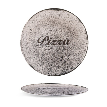 Tanier "PIZZA" 32 cm RUSTIC modro-sivý porcelán 3ks/bal