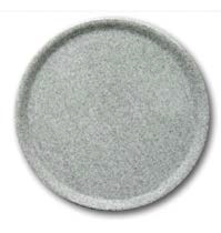 Tanier na pizzu 33cm porcelán sivý žula 6PK