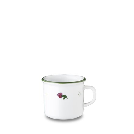 Šálka 8cl RETRO Alt aussee Red, porcelán