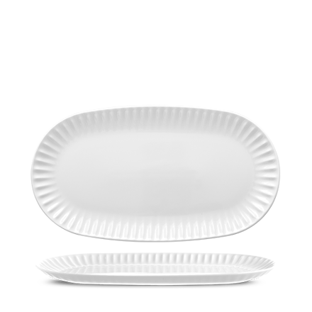Podnos oválny 37cm RIBBY porcelán