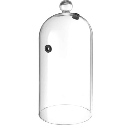 Poklop sklenený s prieduchom D13cm V28,2cm