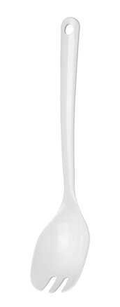 Vidlica šalátová 30,5cm biela plast