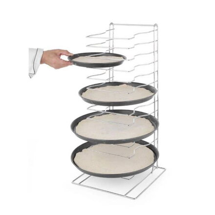 Stojan na plechy pizza 14 zásuv.300x305x(H)680
