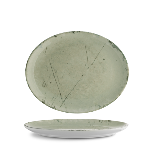 Tanier oválny 28 cm - Stone Green