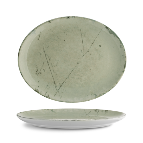 Tanier oválny 32 cm - Stone Green