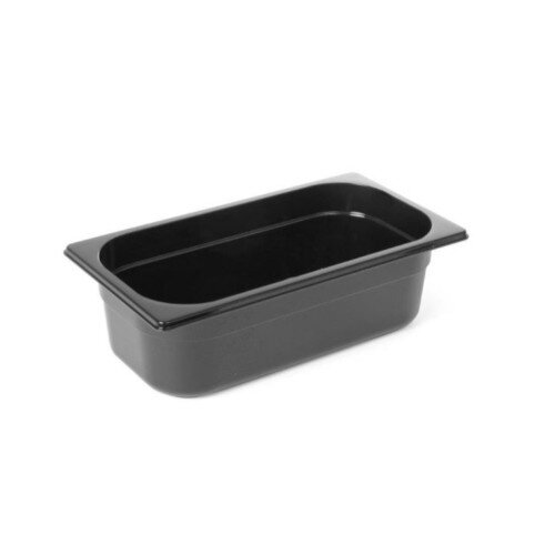 Gastronádoba GN 1/4-100mm polykarbon čierna