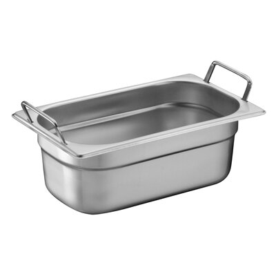 Gastronádoba GN 1/4 100mm antikor s úchytmi