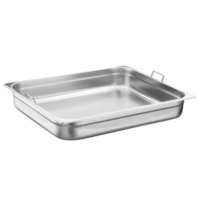 Gastronádoba GN 2/1 100mm antikor s úchytmi