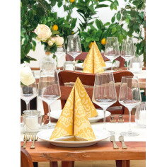 Obrusky žlté rex 40x40cm 50/bal 6PK linclass premium