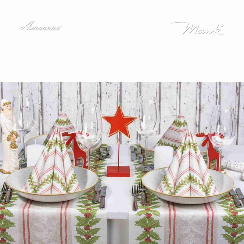 Obrúsky Linclass Premium 40x40cm Magda Vianoce 6PK/50ks