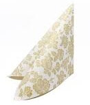 Obrúsky AIRLAID 40x40cm Subtle Roses Gold 50ks/bal 8PK