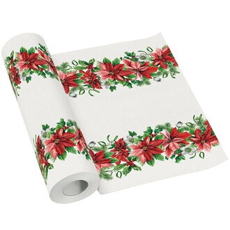 Šerpa 40cmx24m Glory poinsettia paw