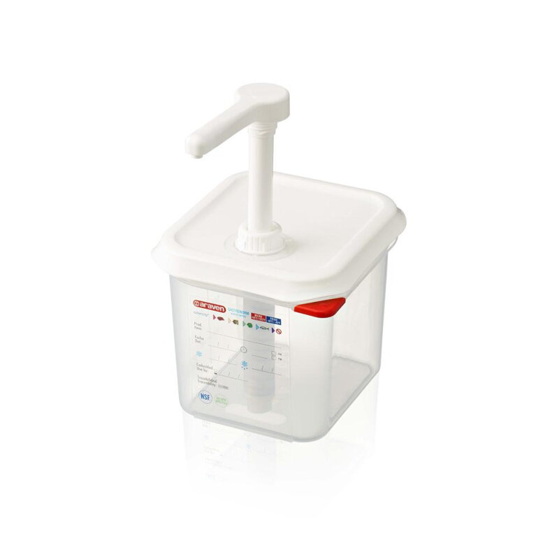 Dávkovač studených omáčok GN 1/6 2,6L polypropylén