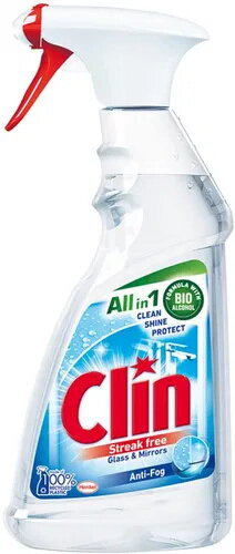 CLIN na okná s rozpr.biely anti fog 500ml 10PK