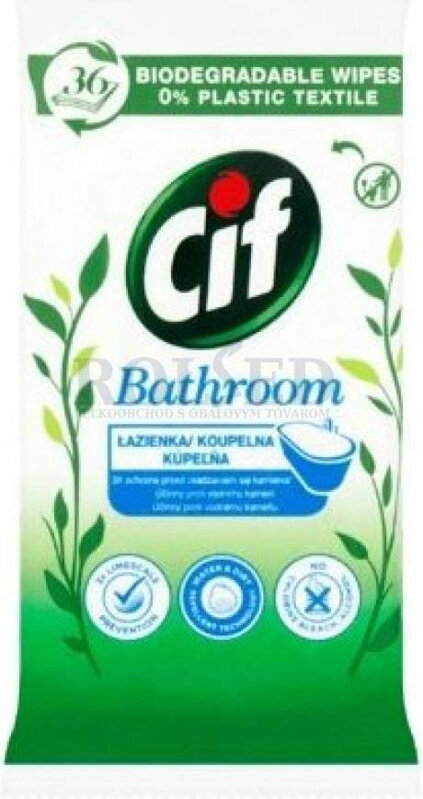 CIF vlhčené utierky Kúpelňa 36ks/bal 12bal/krt