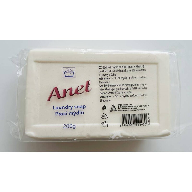 Mydlo jadrové Anel 200g citron