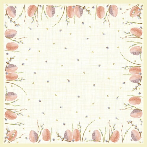 Obrus Willow Easter Dunicel 84x84cm 20ks/bal 5bal/krt