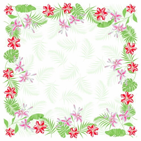 Obrus Trolical Lily Dunicel 84x84cm 20ks/bal 5bal/krt