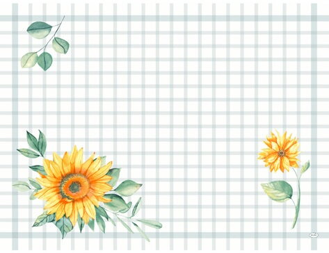 Prestieranie Sunflower Day DNCL 30x40cm 100ks/bal 5bal/krt