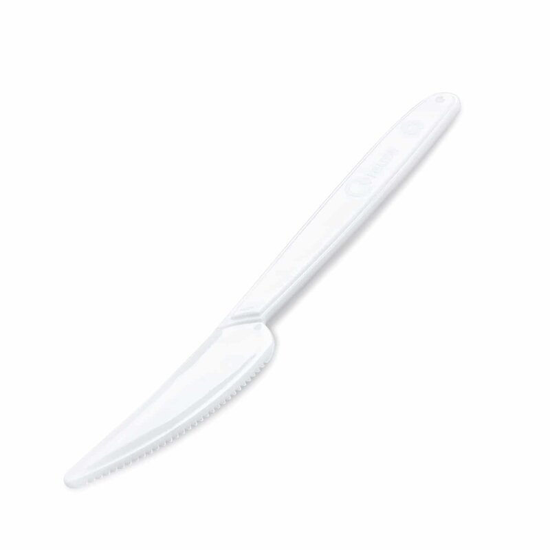 Nôž PP plast znovu použ. 18,5cm bielý 50ks/bal 40bal/PK 