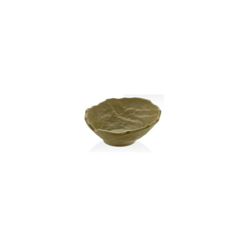 Miska oval 23x22cm Khaki Terra melamín 24PK