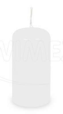 Sviečka valcová biela 40x80mm 4ks/bal,12bal/krt