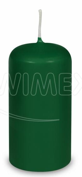 Sviečka valcová zelená 60x120mm 12/krt