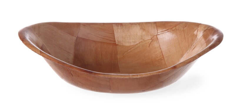 Košík 23x18cm ovál imitácia dreva