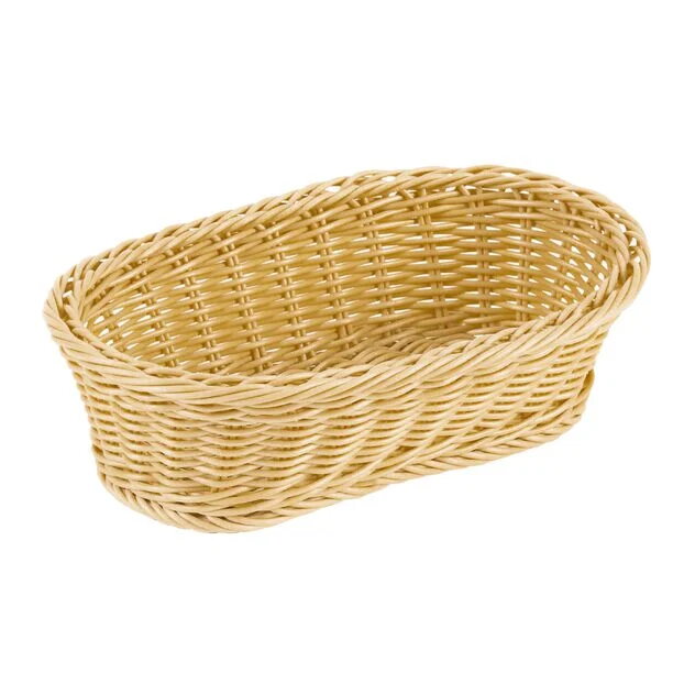Košík  na pečivo ovál 24x17cm poly-rattan