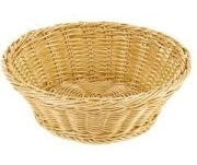 Košík na pečivo okrúhly D18cm, polyratan