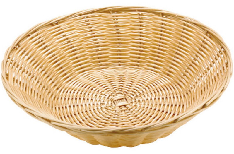 Košík na pečivo okrúhly D25cm, polyratan