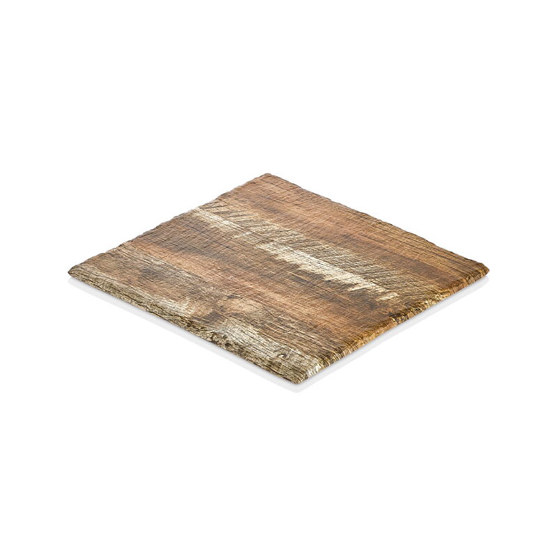 Podnos štvorec 25x25 cm SIERRA imitácia dreva 32PK melamin