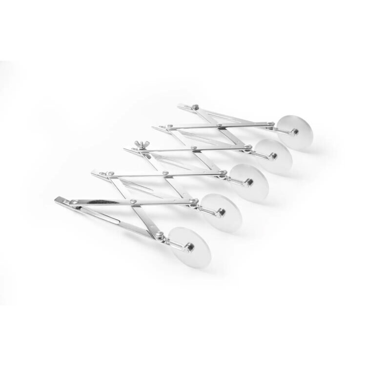 Krájač radielko jednostranný rozťahovací 5čepelí 222x80mm