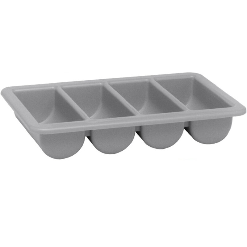 Príborník sivý plast GN 1/1, 10PK