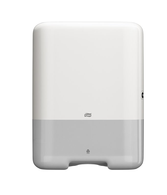 Zásobník Tork na papier utierky ZZ/C,biely plast,H3, 439x333x136