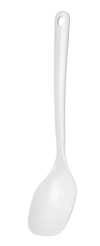 Lyžica šalátová 30,5cm biela plast