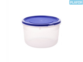 Dóza okrúhla s vekom 2,5L plast, 18PK