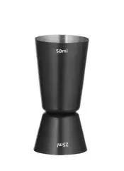 Odmerka barmanská BarUp 25/50ml čierna