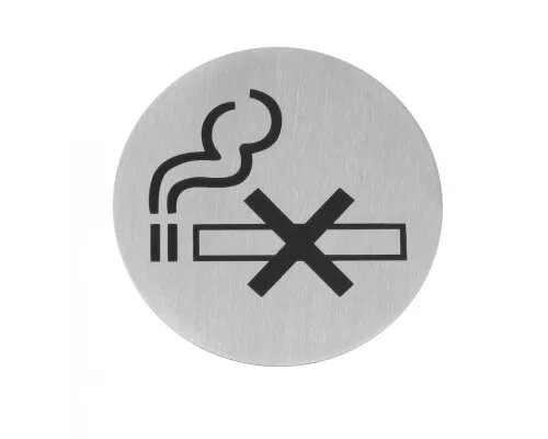 Tabuľka zákaz fajčenia D7.5cm, antikor