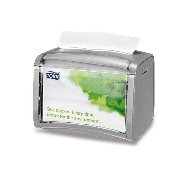 Zásobník na servítky N4 INTERFOLD sivý- stolný