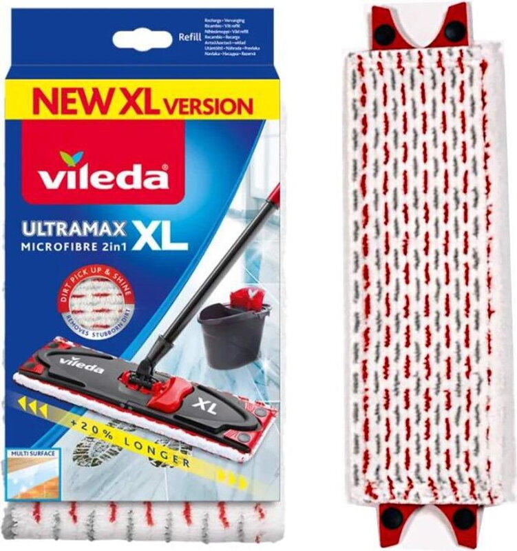 Mop náhrada Vileda 2V1 Turbo Ultramax XL Vileda 8ks/krt