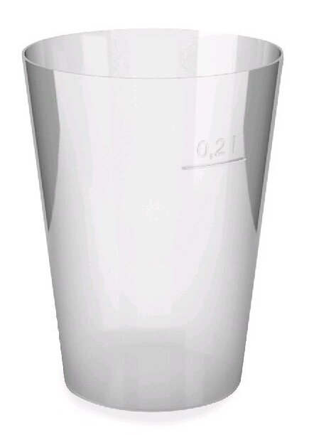 Pohár 200ml kryštál na vodu 50ks/bal, 20bal/krt, 1000PK, plast