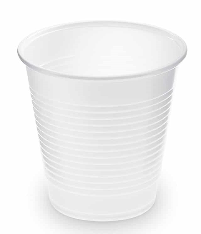 Pohár 150ml biely 100ks/bal, 30bal/krt, 3000PK, plast jednor