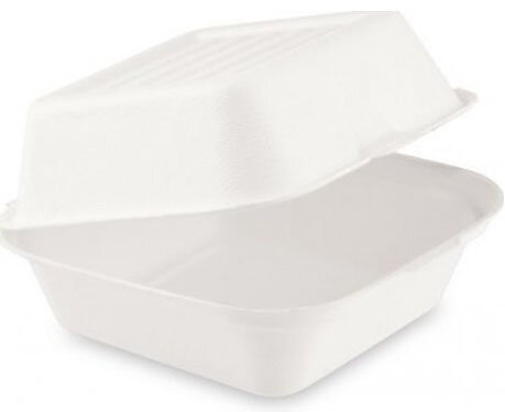 Menu box na hamburger 125ks/bal penový polystyrén 2bal/kart