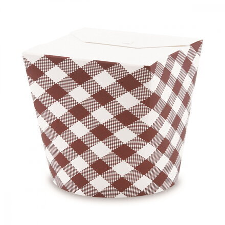 Miska papier karo 750ml 50ks/bal  10bal/krt