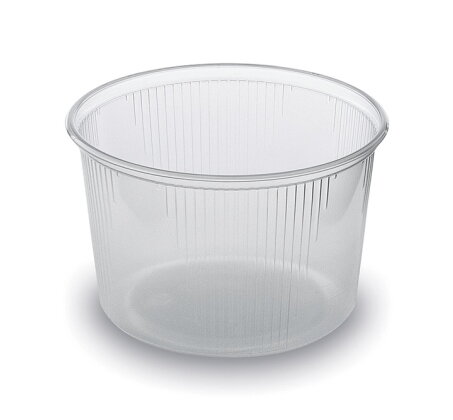 Miska okrúhla prie.300ml D101mm pre viečko 77400 100ks/bal,10bal/kar