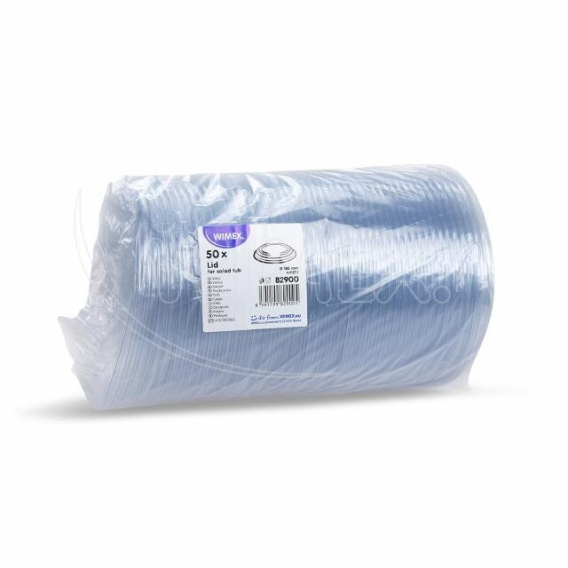 Viečko okrúhle priesvitné plast  50ks/bal 6bal/krt pre misku č.82911