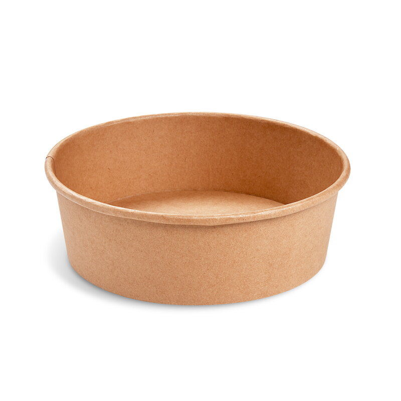 Miska papierová hnedá 1100ml 50ks/bal 6bal/krt pre viečko 82900