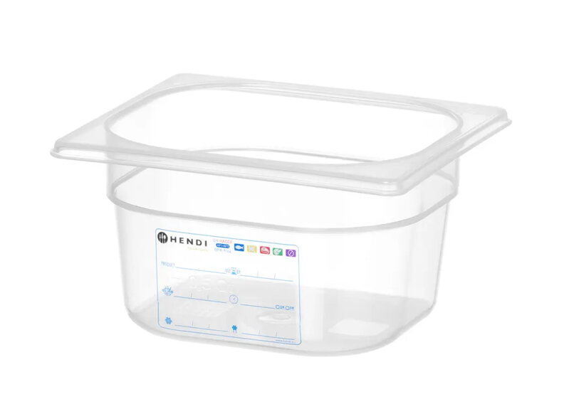 Gastronádoba GN 1/6-100mm polypropylén HACPP