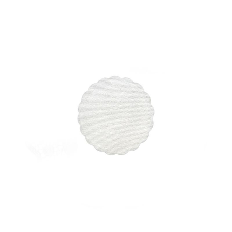 Rozetky biele AIRLAID 9cm 500ks 9bal/PK